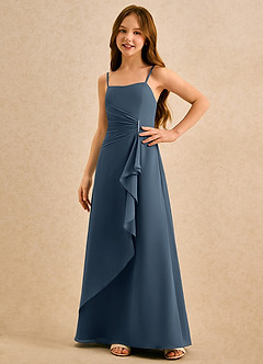 Azazie lolly Girls Formal Flower Girl Klänningar Klä A-Line i Chiffong Plisserad image5