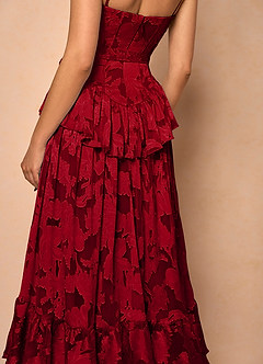 Emery Ruby Red Midi Dress image3
