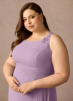Azazie Galvan Mother of the Bride Dresses Wisteria A-Line Sequins Chiffon Dress image12