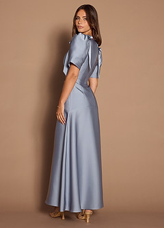 Vestido Azul Pálido Largo Rosaline image7