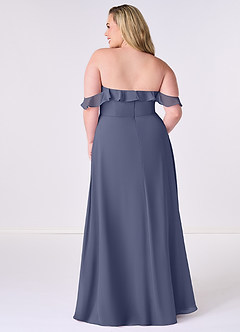 Barbie ♥ Azazie Bridesmaid Dresses Stormy A-Line Off the Shoulder Chiffon Convertible Dress image8