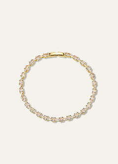 front Smyckeset med pärlor och zirkoniasten