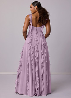 Barbie ♥ Azazie Bridesmaid Dresses Wisteria A-Line with Pockets Chiffon Dress image11