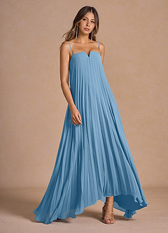 Vestido Azul Acero Largo Nahla image4