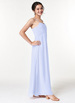Azazie Sienna A-Line Sweetheart Neckline Chiffon Floor-Length Junior Bridesmaid Dress image3