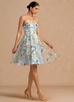 Kleid Evangeline Himmelblau image3