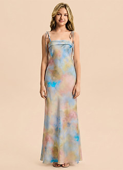 front Azazie Ellie Junior Formal Dress