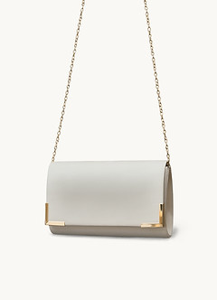 front Pu Metal Embellished Envelope Bag