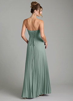 Azazie Tempest At-home Try On Dresses Agave Empire Corset Chiffon Convertible Dress image5
