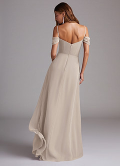 Azazie Marley Bridesmaid Dresses Frost A-Line Off the Shoulder Chiffon Convertible Dress image8