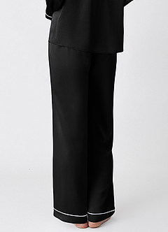 front 100% Washable Silk Pajama Pants