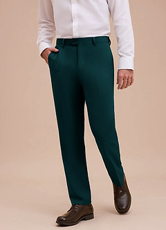 front Ethan Pine Refined Weave Dress Pants