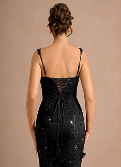 Zarelle Black Midi Dress image6
