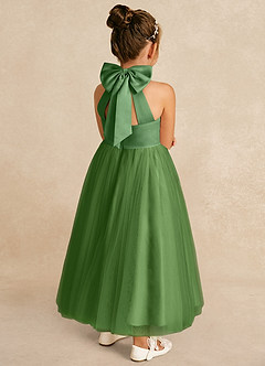 Azazie Bev Flower Girl Dresses Basil A-Line Convertible Tulle Dress image6