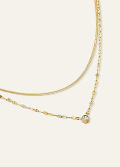 front Solitär-Mehrfachkette mit Lünette