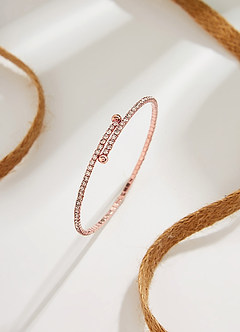 front Pulsera Fina Tipo Espiral