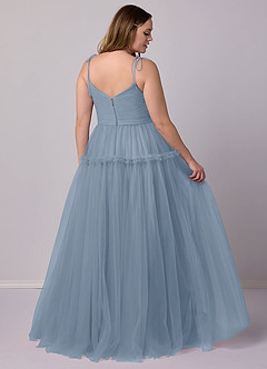 Barbie ♥ Azazie Final Sale Blue Jay A-Line Tulle Dress image11