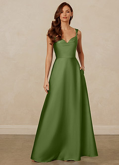 Christian Siriano Bridal for Azazie 1001 Bridesmaid Dresses Juniper A-Line Sweetheart Neckline Stretch Satin Dress image1