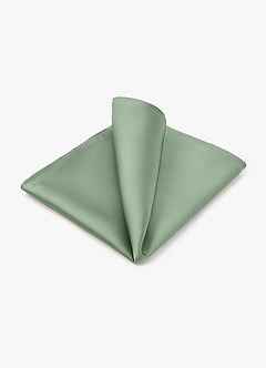 front Stretch Satin Pocket Square