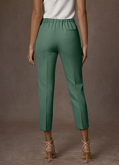front Kennedy Eucalyptus Structured Stretch Pants Suit