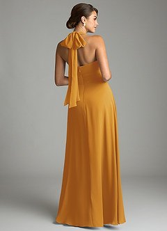 Azazie Tamira Suknie dla druhen Linia A Pofałdowany Szyfon Do ziemi Sukienka image8