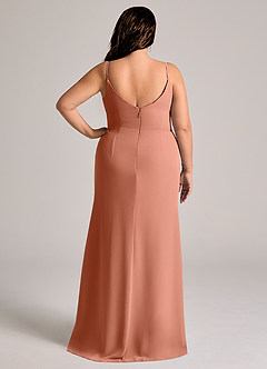 Azazie Deandra Bridesmaid Dresses MAI TAI Mermaid Pleated Chiffon Dress image8