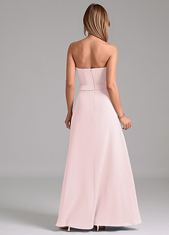 Azazie Jenilyn Jurken voor bruidsmeisjes Jurk van Chiffon met A-Lijn Strapless Blozend Roze image7