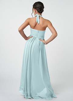 Azazie Hermione Junior Mist A-Line Chiffon Dress image3