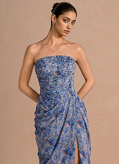 Kaavia Lilac Floral Maxi Dress image5