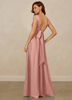 Christian Siriano Bridal for Azazie 1001 Bridesmaid Dresses Rosette A-Line Sweetheart Neckline Stretch Satin Dress image2
