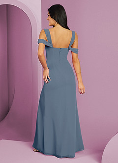 Barbie ♥ Azazie Final Sale Twilight A-Line Off the Shoulder Chiffon Dress image6