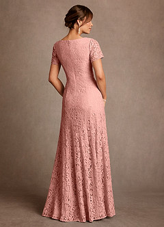 Azazie Sheffield Abiti per la Madre della Sposa Abito A-Line in Chiffon Pizzo Rosetta image3
