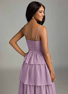 Azazie Kaiden Bridesmaid Dresses Wisteria A-Line Sweetheart Neckline Chiffon Dress image7