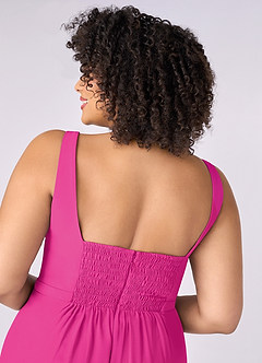 Barbie ♥ Azazie Bridesmaid Dresses Barbie Pink Chiffon Jumpsuit image10