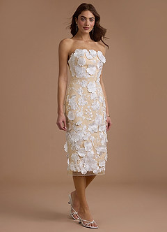 Della White Midi Dress image6