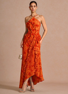 Hatsu Tangerine Maxi Dress image3