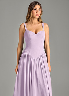 Azazie Evadina Suknie dla druhen Linia A Gorset Szyfon Do ziemi Sukienka image6