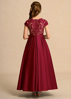 Azazie Bunny Girl Flower Girl Klänningar Klä Balklänning i Spets image2