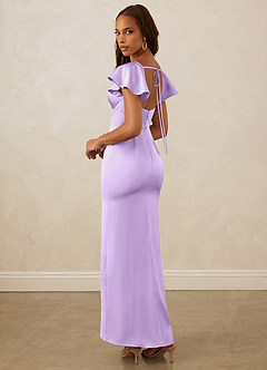 Christian Siriano Bridal for Azazie 1005 Brautjungfernkleider Etui Herzausschnitt Stretch-Satin Kleid Flieder image8