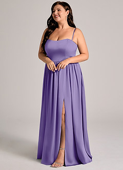 Azazie Calianna Bridesmaid Dresses Tahiti A-Line Off the Shoulder Stretch Satin Convertible Dress image10