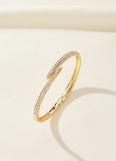 front Pavé kristal wikkelarmband