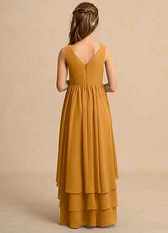 Azazie Kitten Junior Formal Flower Girl Klänningar Klä A-Line i Chiffong image2