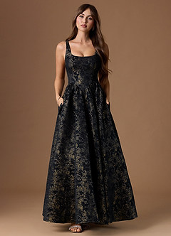Bea Gilded Midnight Gown image3