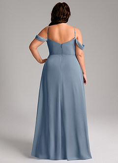 Azazie Marley Bridesmaid Dresses Twilight A-Line Off the Shoulder Chiffon Convertible Dress image12