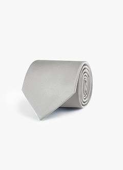 front Stretch Satin Wide Tie