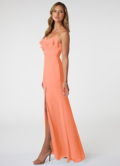 Azazie Natalia Final Sale Sunset A-Line Chiffon Dress image3