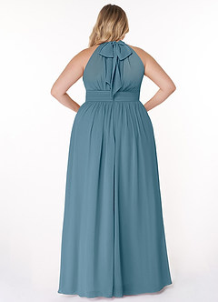 Azazie Iman Bridesmaid Dresses Bermuda A-Line A-Line Ruched Chiffon Dress image9