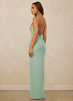Christian Siriano Bridal for Azazie 1003 Bridesmaid Dresses One Shoulder Chiffon Sheath Dress image7