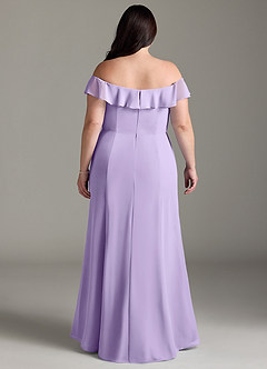 Azazie Sophie Bridesmaid Dresses Lilac A-Line Off the Shoulder Chiffon Convertible Dress image13