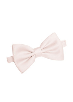 front Matching Matte Satin Pre-Tied Bow Tie & Suspenders Set